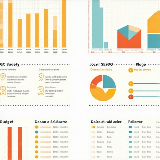 Advanced Local SEO Budgeting Infographic Infographic showing local SEO budgeting strategies and performance analysis