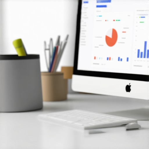 A digital dashboard displaying SEO analytics and rankings, symbolizing SEO maintenance and monitoring.