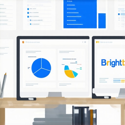 Effective Local SEO Tools for Sustained Success Computer screen displaying local SEO analytics dashboards with various metrics and tools.