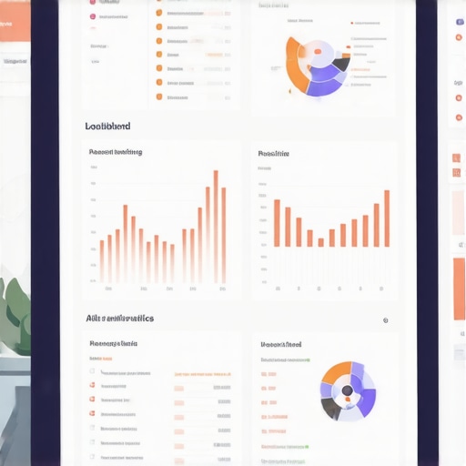 Screenshot of an SEO analytics dashboard highlighting local rankings, backlinks, and engagement metrics