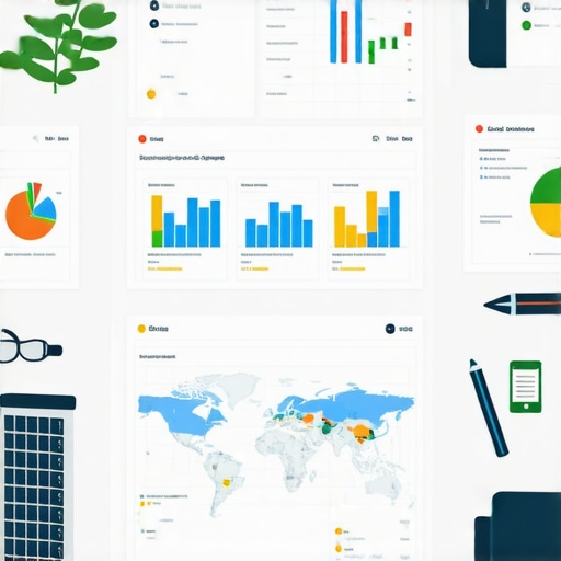 Graphic showing BrightLocal and Whitespark analytics dashboards for local SEO management.