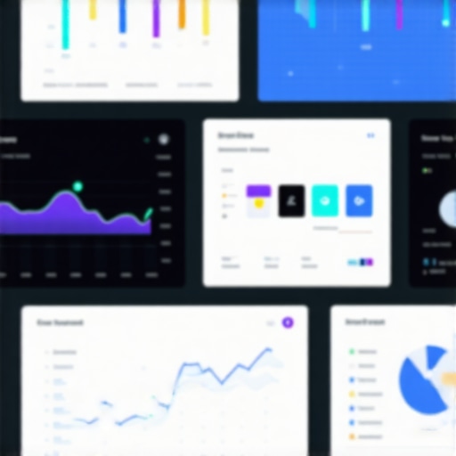 A person analyzing local SEO metrics on a computer screen.
