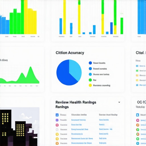 Advanced Local SEO Tools Dashboard Visualization of AI-powered local SEO management dashboard showing citation, review, and ranking data.