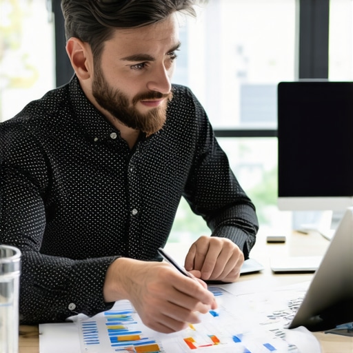 Business owner discussing SEO pricing with consultant